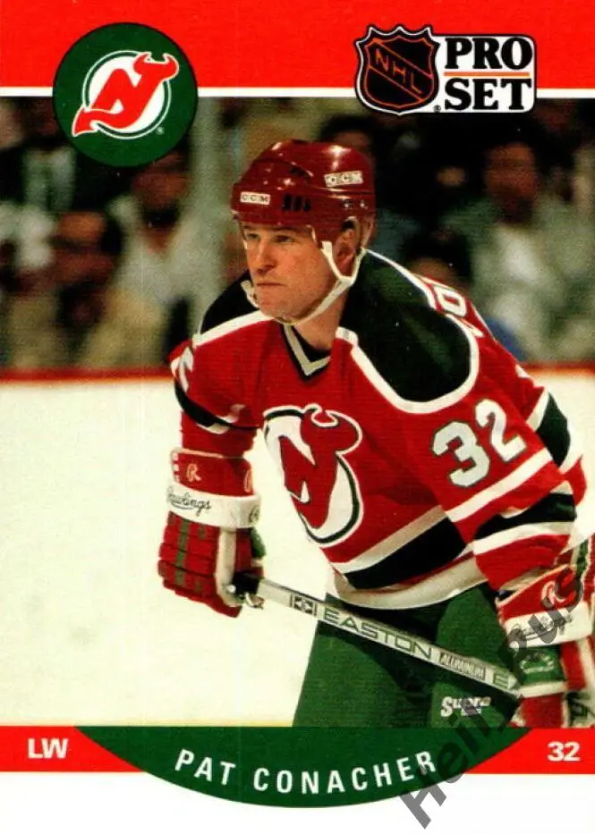 Карточка Pat Conacher/Пэт Конахер (New Jersey Devils/Нью-Джерси Девилз) НХЛ/NHL
