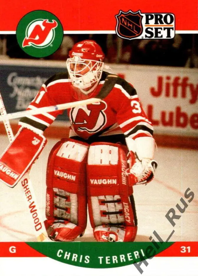 Карточка Chris Terreri/Крис Террери New Jersey Devils/Нью-Джерси Девилз НХЛ/NHL