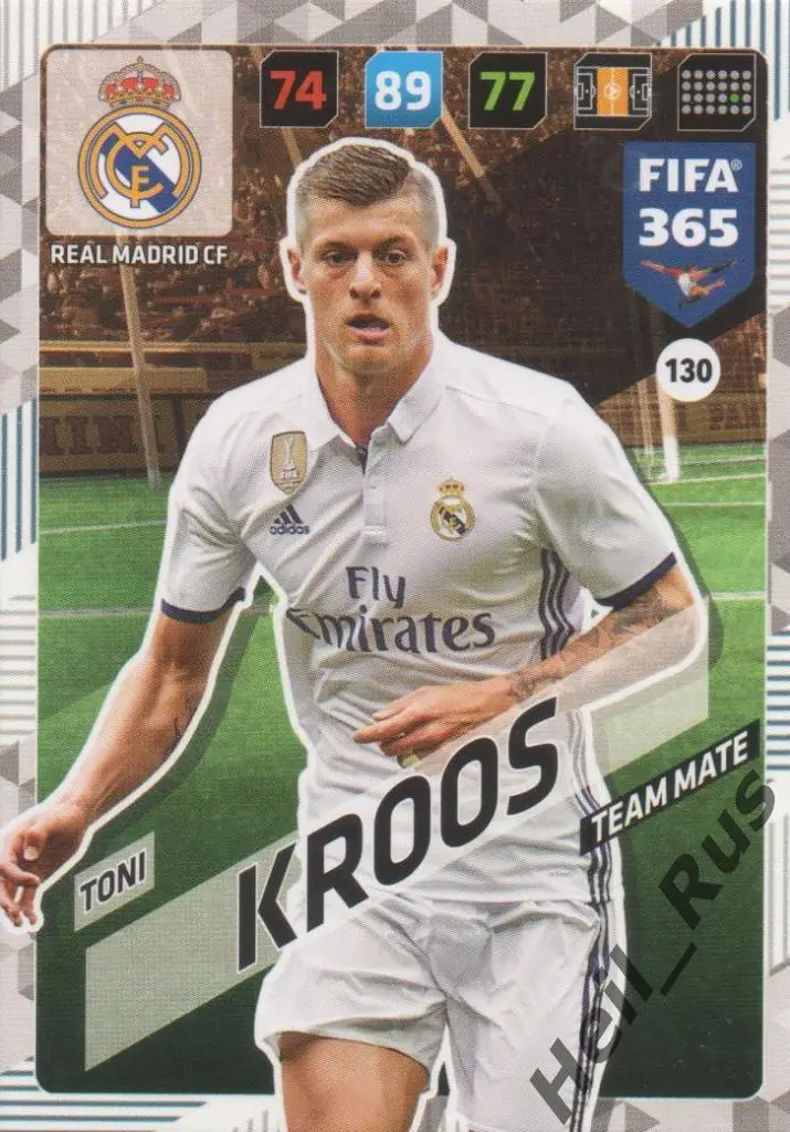 Футбол. Карточка Toni Kroos/Тони Кроос (Реал Мадрид, Бавария Мюнхен) Panini 2018