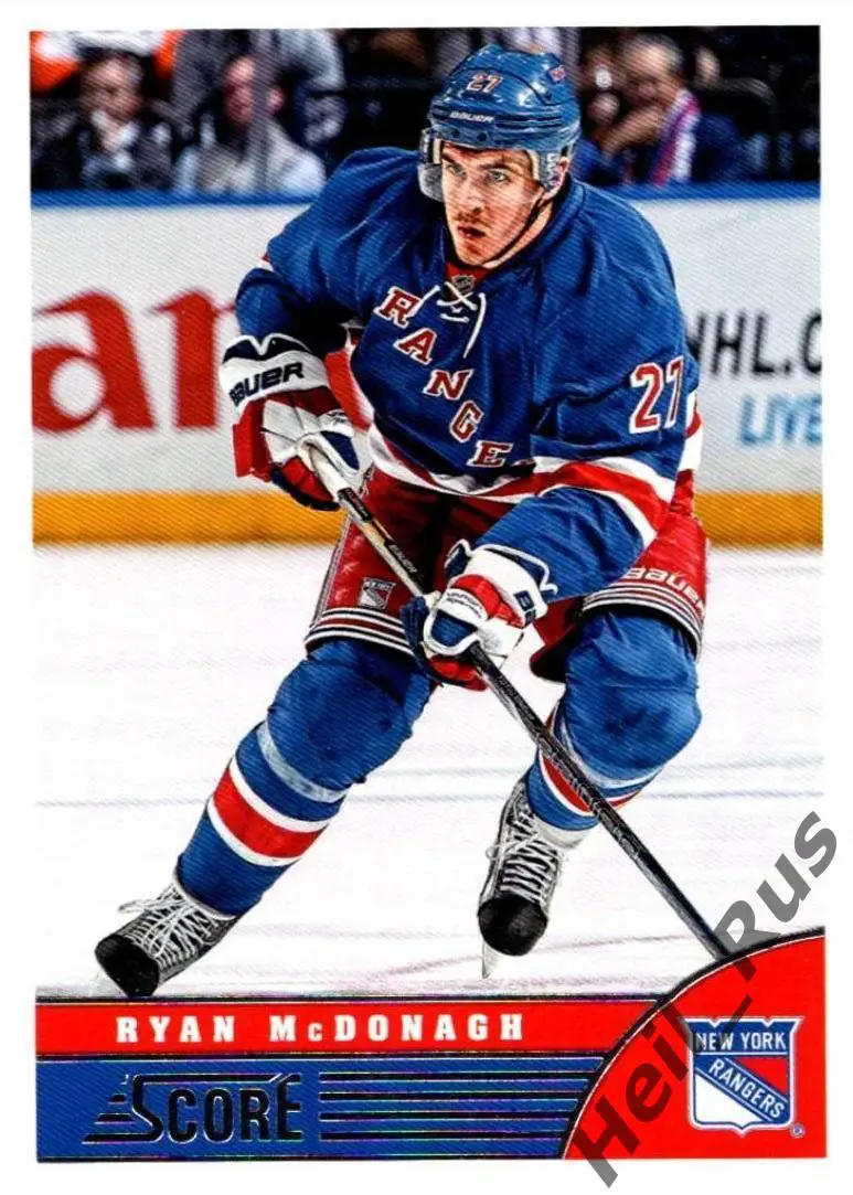 Карточка Райан Макдона New York Rangers/Нью-Йорк Рейнджерс, Барыс Астана НХЛ/КХЛ