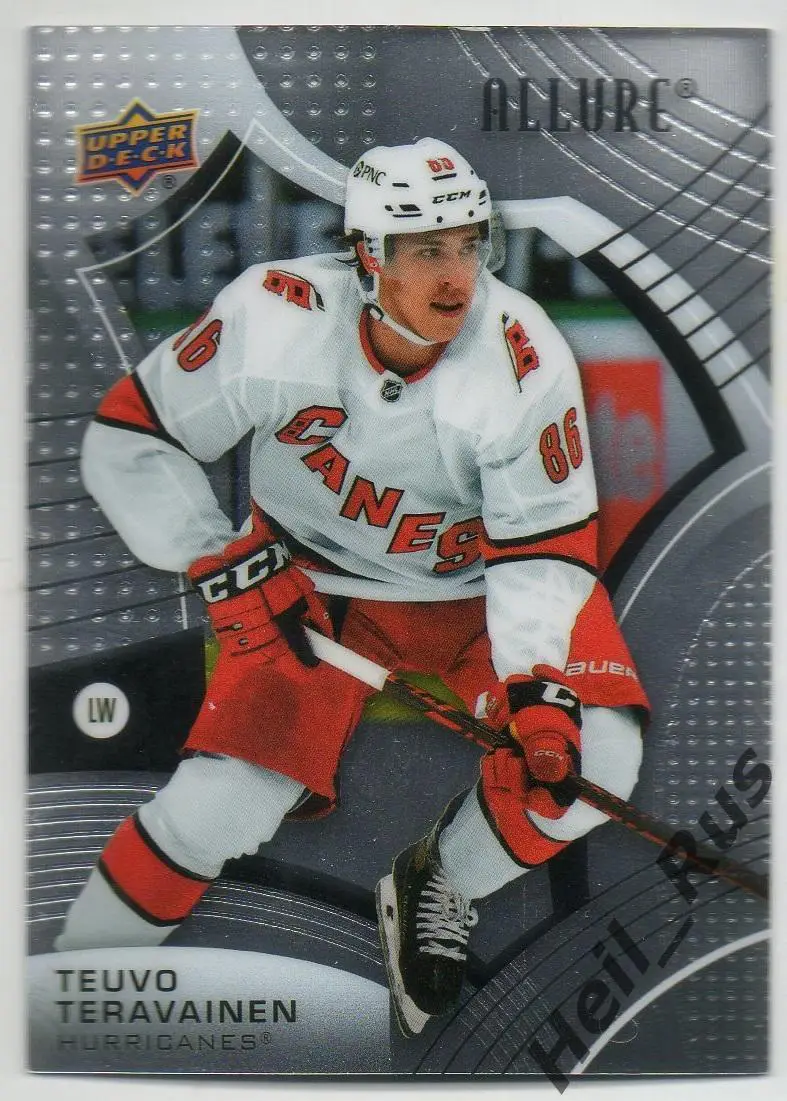Карточка Teuvo Teravainen/Теуво Терявяйнен Carolina Hurricanes/Каролина, NHL/НХЛ