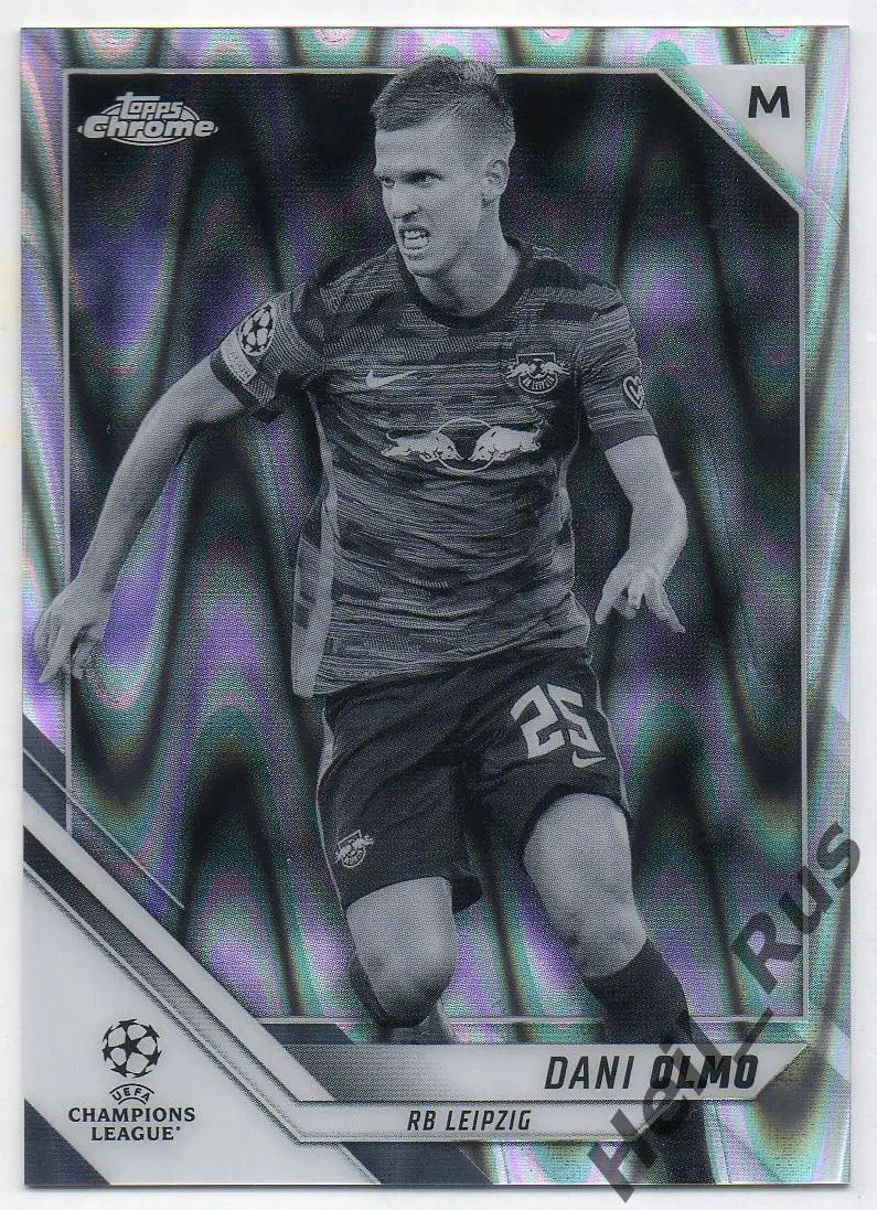 Футбол Карточка Dani Olmo/Дани Ольмо РБ Лейпциг/Барселона Лига Чемпионов 2021-22