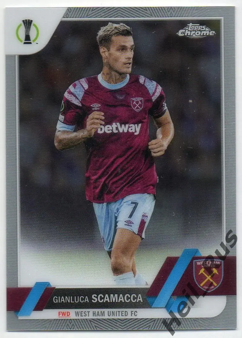 Карточка Джанлука Скамакка (Вест Хэм Юнайтед, Аталанта) Лига Конференций 2022/23