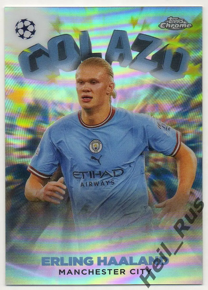 Карточка Эрлинг Холанн (Манчестер Сити/Боруссия Дортмунд) Лига Чемпионов 2022-23