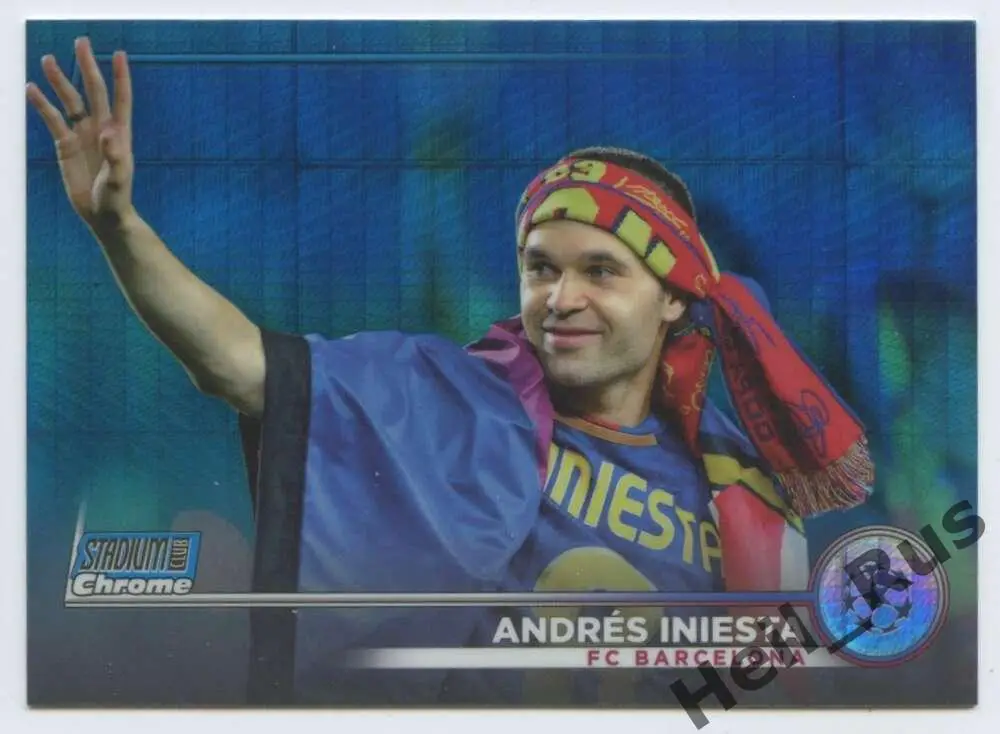 Футбол. Карточка Andres Iniesta/Андрес Иньеста Барселона Лига Чемпионов 2022-23