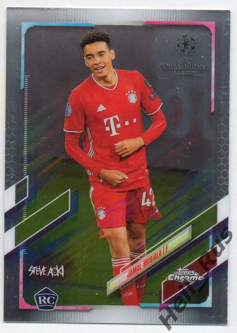Карточка Jamal Musiala / Джамал Мусиала (Бавария Мюнхен) Лига Чемпионов 2020-21