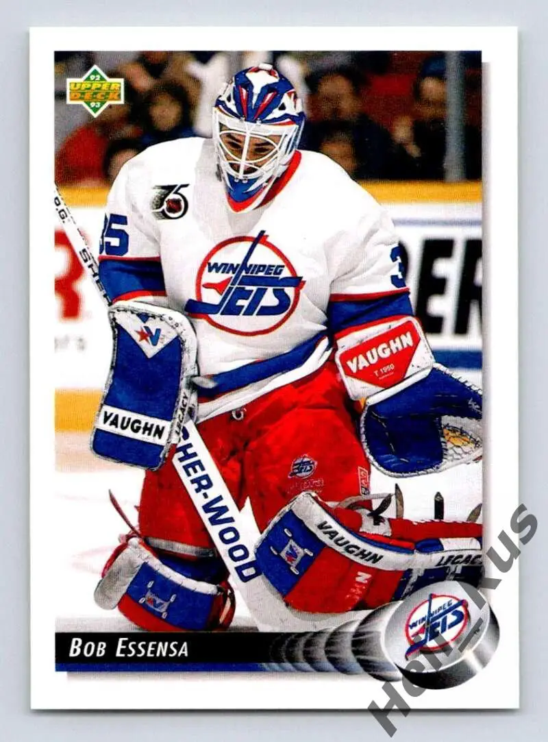 Хоккей Карточка Bob Essensa/Боб Эссенса (Winnipeg Jets/Виннипег Джетс) НХЛ/NHL