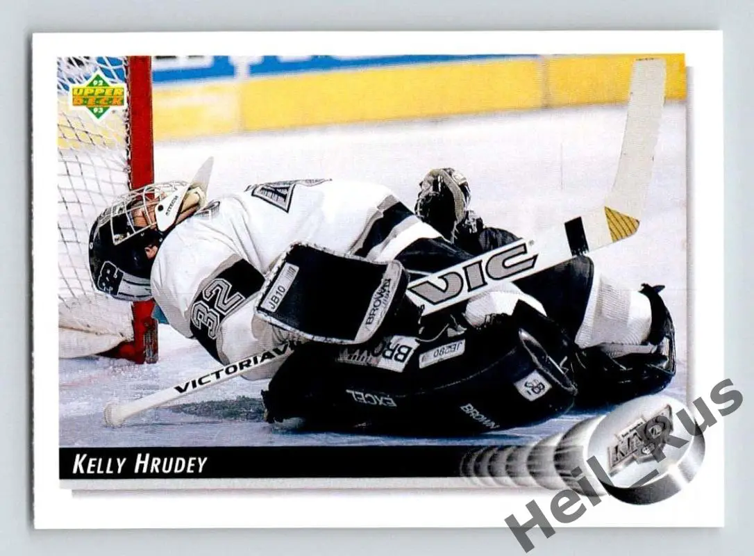 Карточка Kelly Hrudey/Келли Хруди (Los Angeles Kings/Лос-Анджелес Кингз) NHL/НХЛ