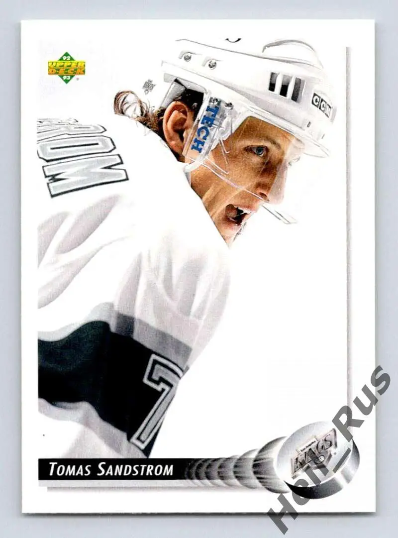 Карточка Tomas Sandstrom/Томас Сандстрем Los Angeles Kings/Лос-Анджелес НХЛ/NHL