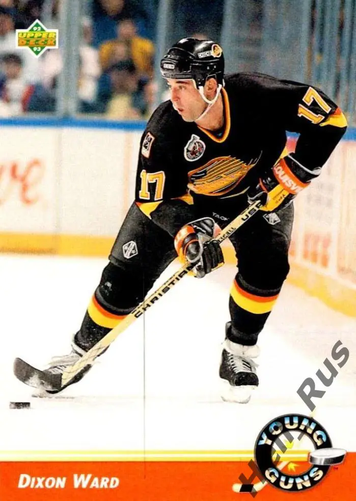 Хоккей Карточка Dixon Ward/Диксон Уорд Vancouver Canucks/Ванкувер Кэнакс НХЛ/NHL