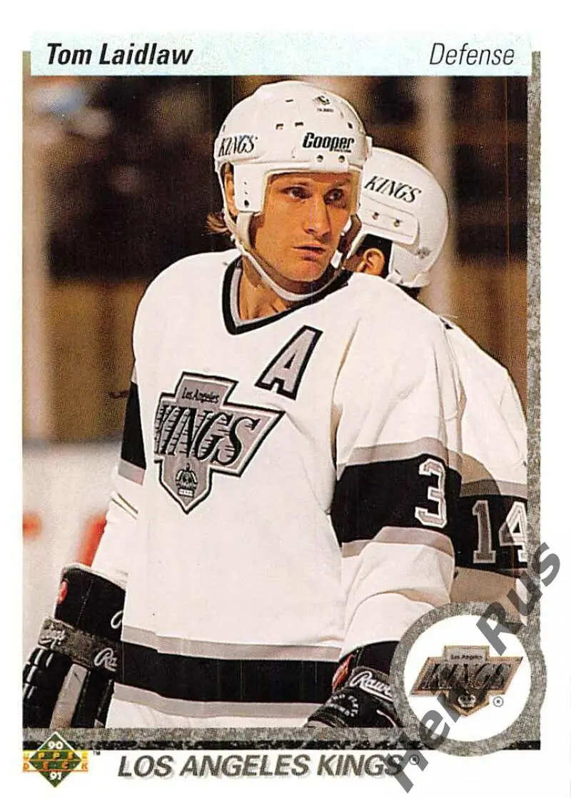 Карточка Tom Laidlaw/Том Лейдлоу (Los Angeles Kings/Лос-Анджелес Кингз) НХЛ/NHL