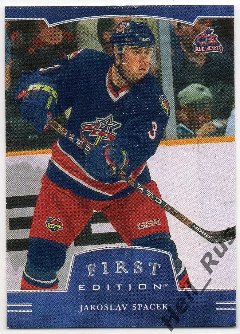 Карточка Jaroslav Spacek/Ярослав Шпачек (Columbus Blue Jackets/Коламбус) НХЛ/NHL