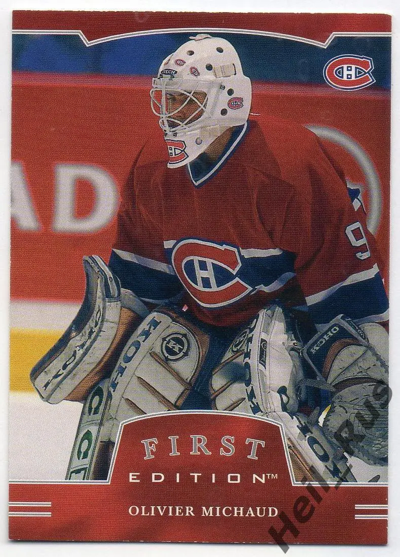Хоккей. Карточка Olivier Michaud/Оливье Мишо Montreal Canadiens/Монреаль НХЛ/NHL