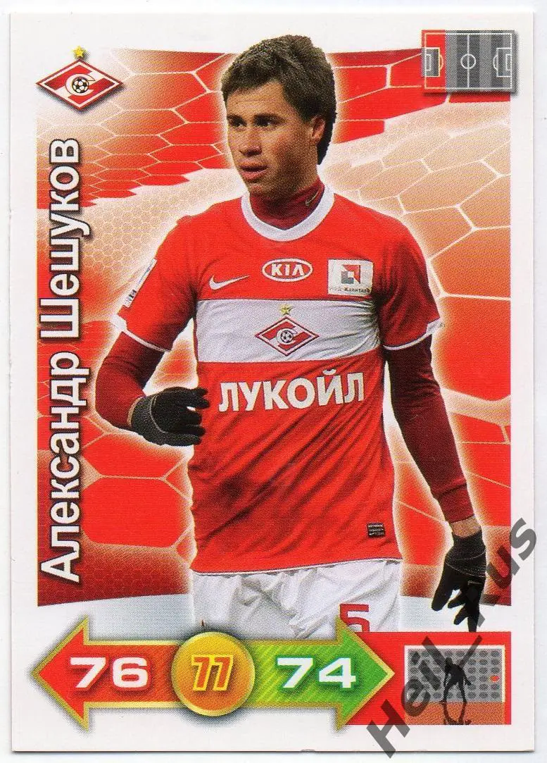 Карточка Александр Шешуков (Спартак Москва/Локомотив/Ростов/Балтика) Panini РФПЛ