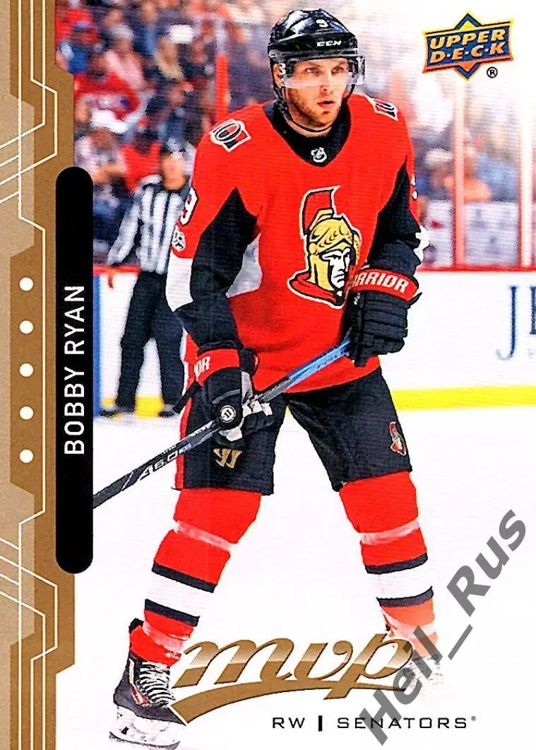 Хоккей; Карточка Bobby Ryan/Бобби Райан Ottawa Senators/Оттава Сенаторз НХЛ/NHL