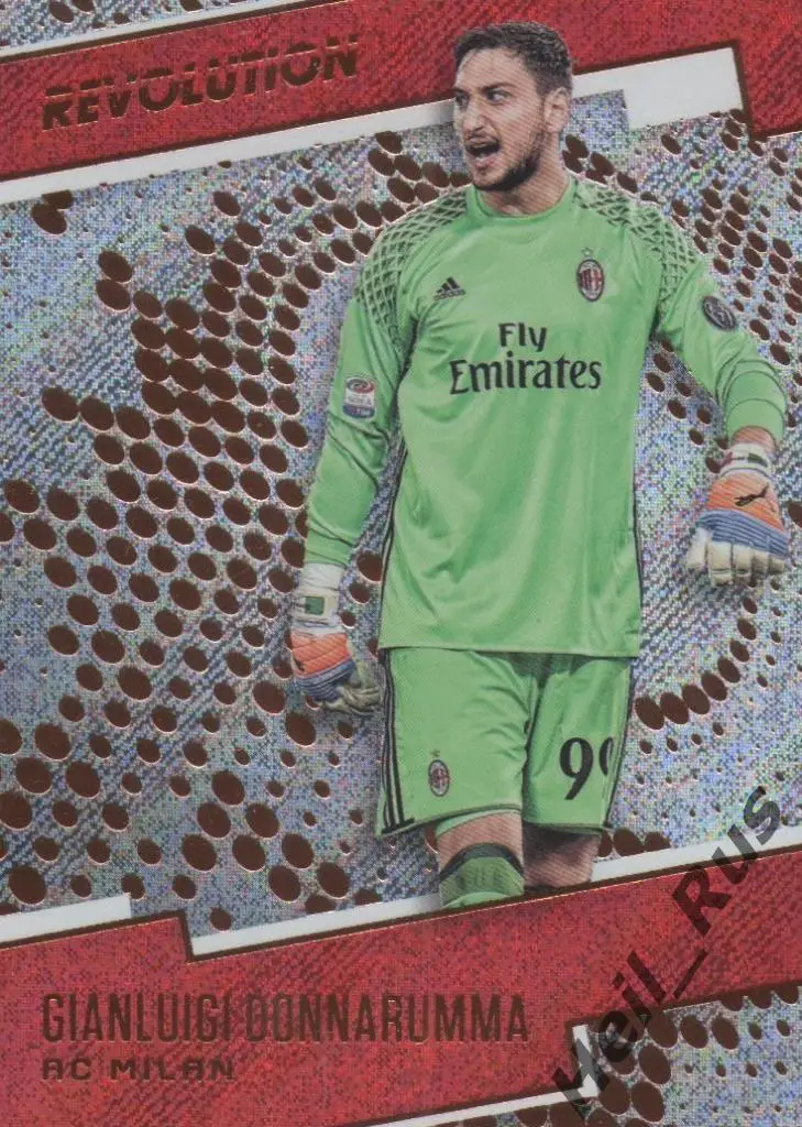 Футбол; Карточка Gianluigi Donnarumma/Джанлуиджи Доннарумма (Милан, ПСЖ) Panini