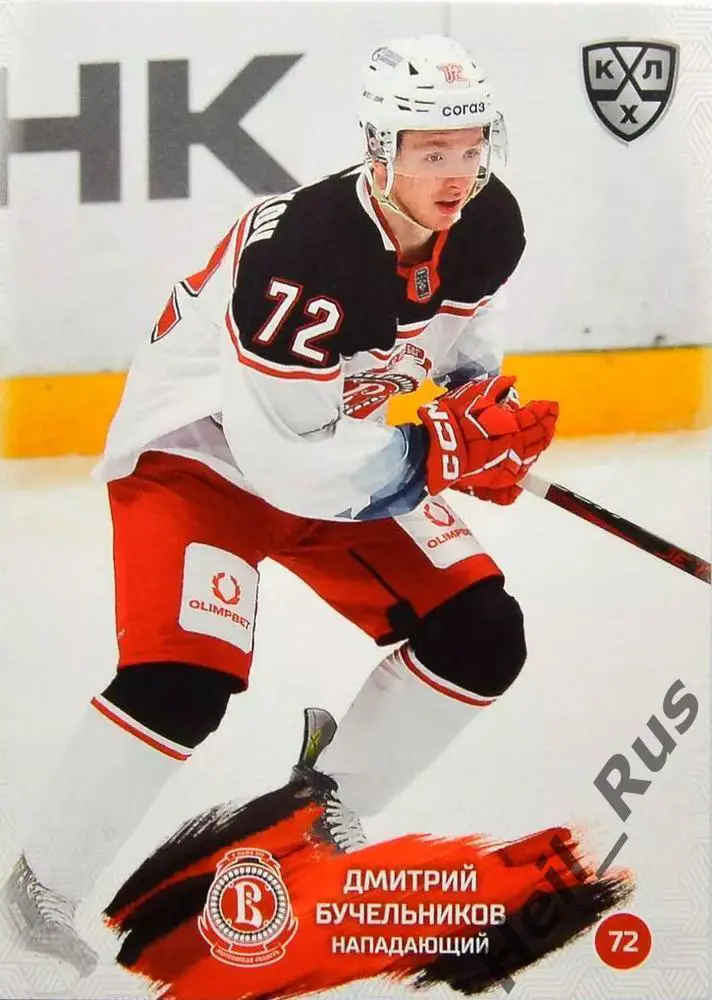 Хоккей Карточка Дмитрий Бучельников Витязь Московская область КХЛ 2024/25 SeReal