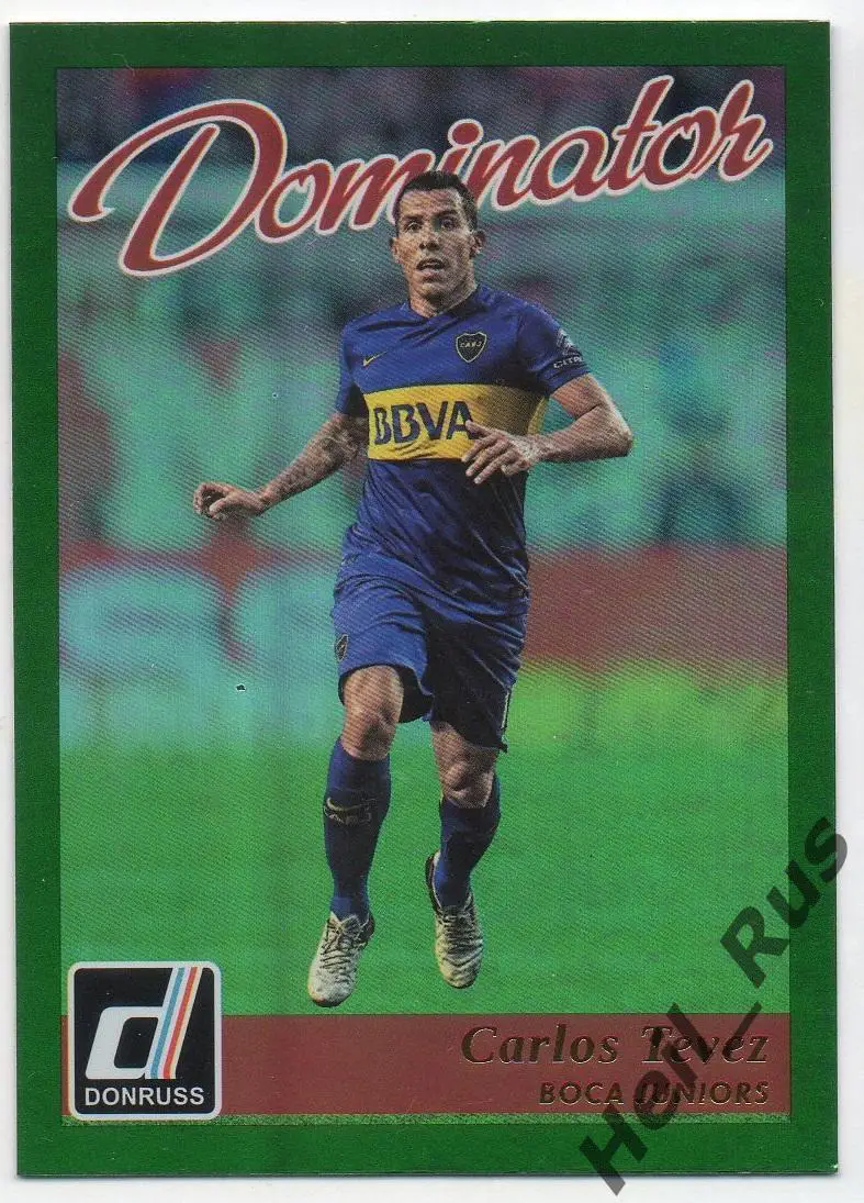 Футбол Карточка Карлос Тевес Бока Хуниорс, Ювентус/Манчестер Юнайтед/Сити Panini