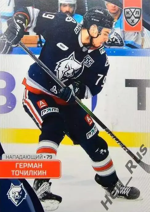 Хоккей. Карточка Герман Точилкин Нефтехимик Нижнекамск КХЛ сезон 2023/24 SeReal
