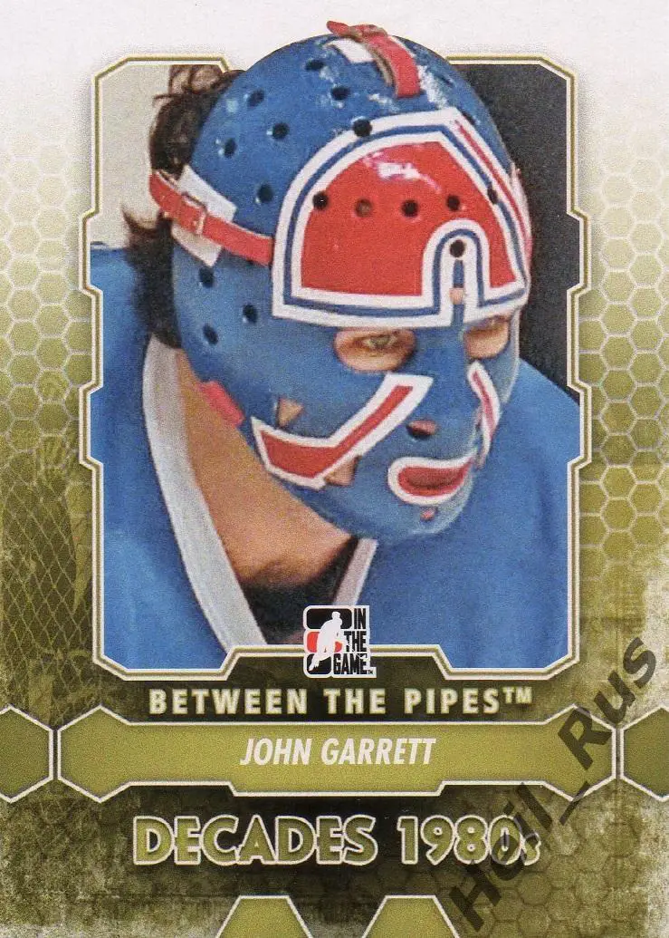 Хоккей. Карточка John Garrett/Джон Гарретт (Quebec Nordiques/Квебек) НХЛ/NHL