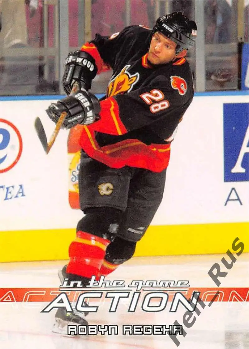 Хоккей Карточка Robyn Regehr/Робин Регир (Calgary Flames/Калгари Флэймз) НХЛ/NHL