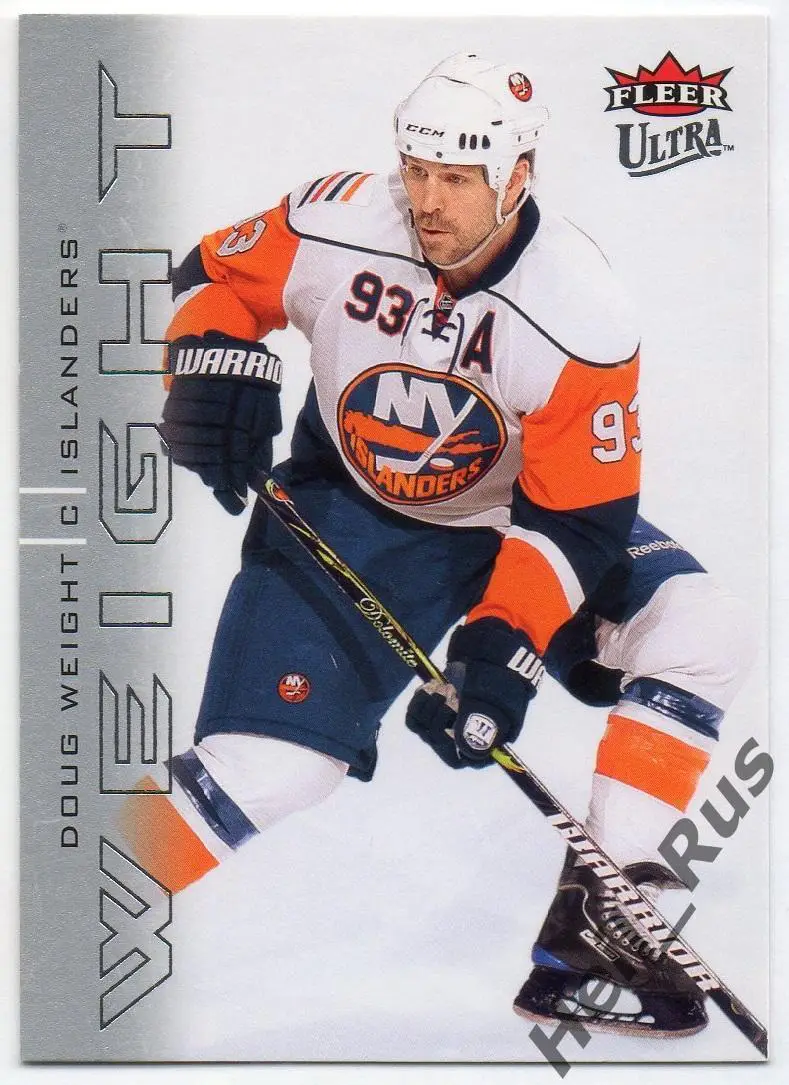 Карточка Doug Weight / Дуг Уэйт (New York Islanders/Нью-Йорк Айлендерс) НХЛ/NHL