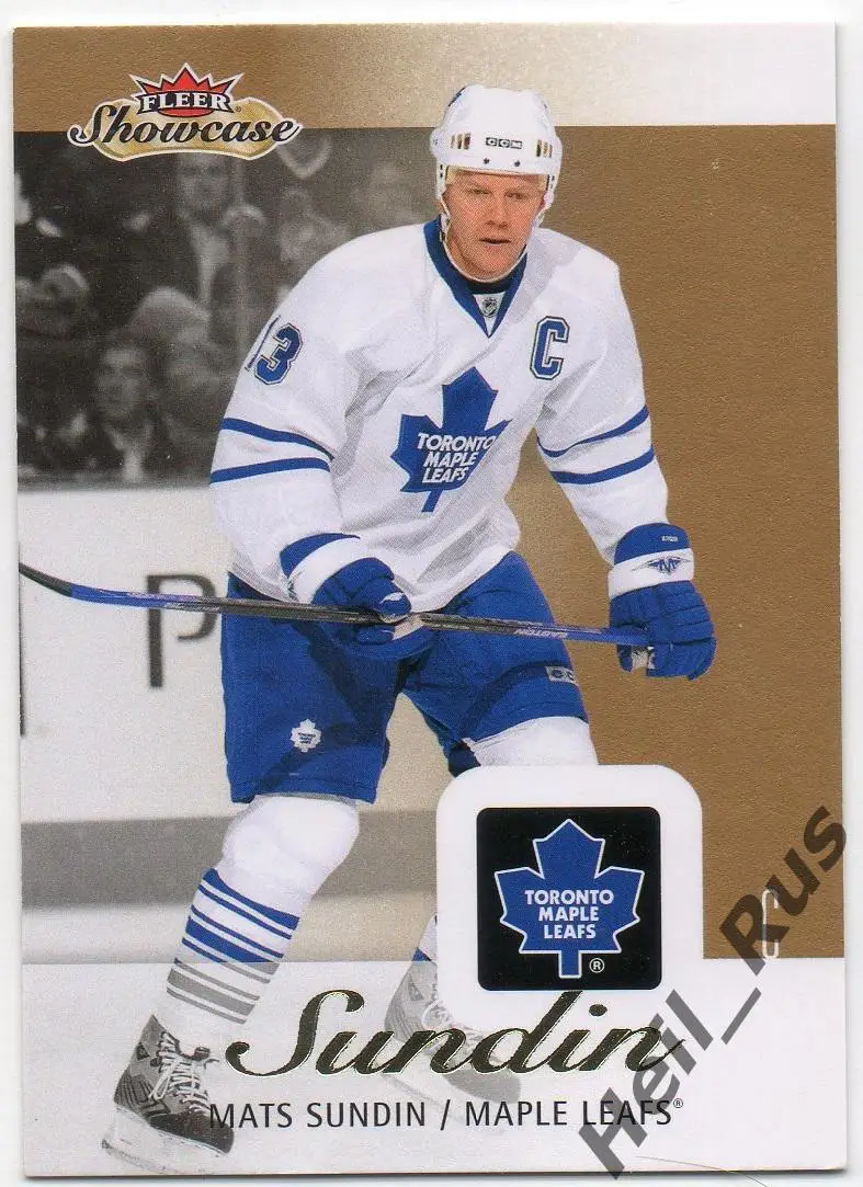 Хоккей; Карточка Mats Sundin/Матс Сундин (Toronto Maple Leafs/Торонто) НХЛ/NHL