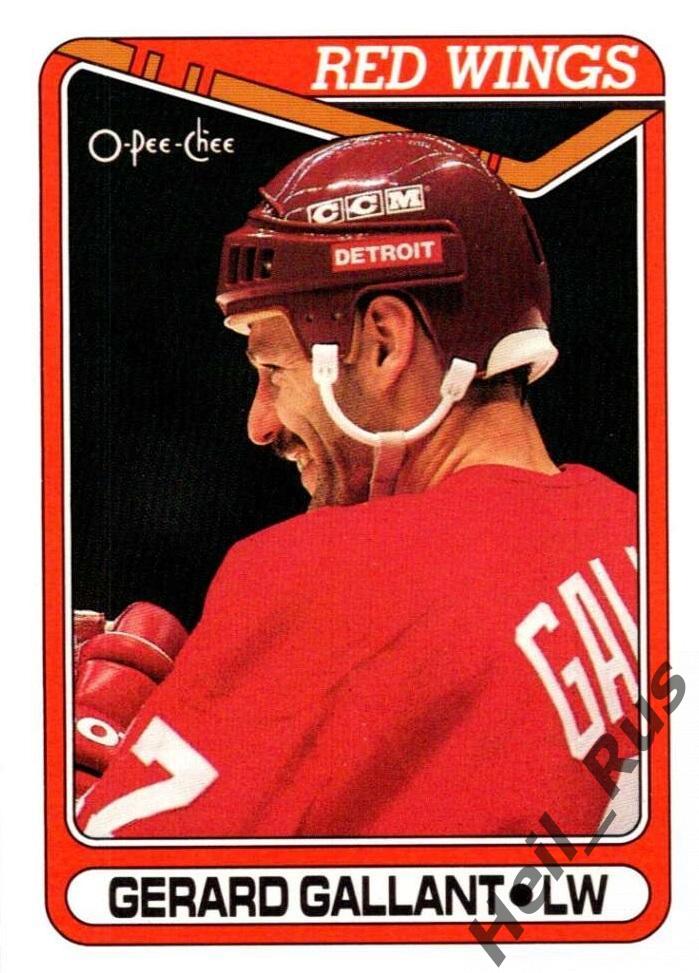 Хоккей; Карточка Gerard Gallant/Жерар Галлан (Detroit Red Wings/Детройт) НХЛ/NHL