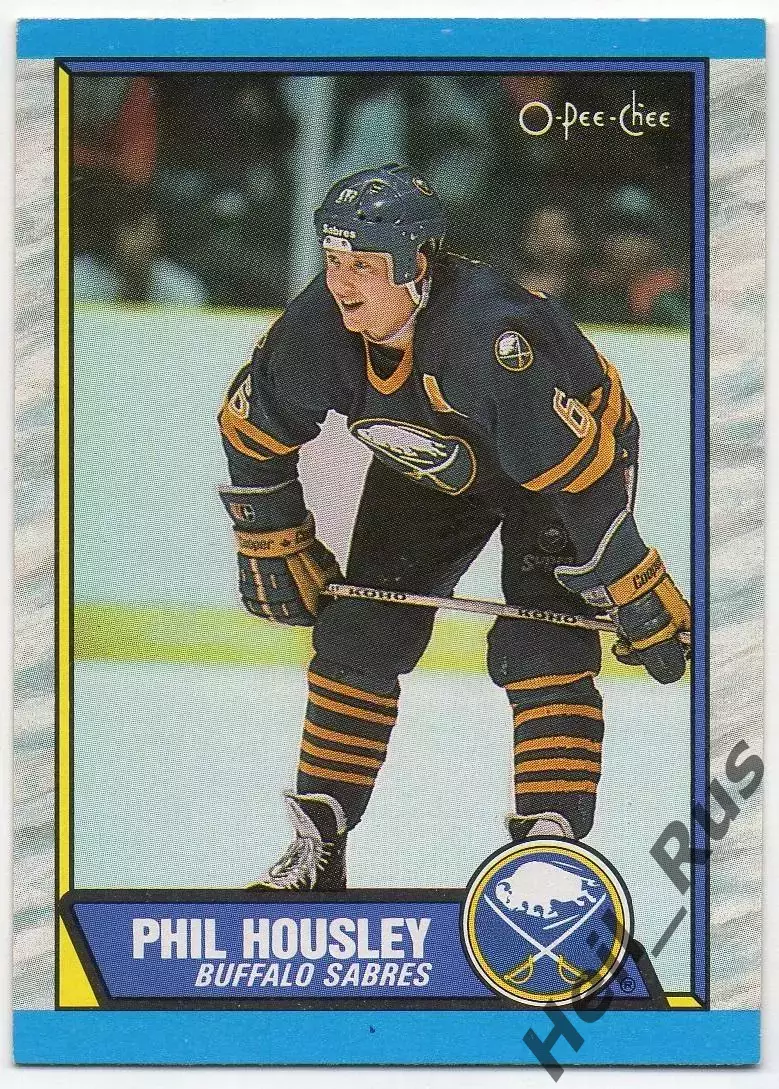 Хоккей Карточка Phil Housley/Фил Хаусли (Buffalo Sabres/Баффало Сейбрз) НХЛ/NHL