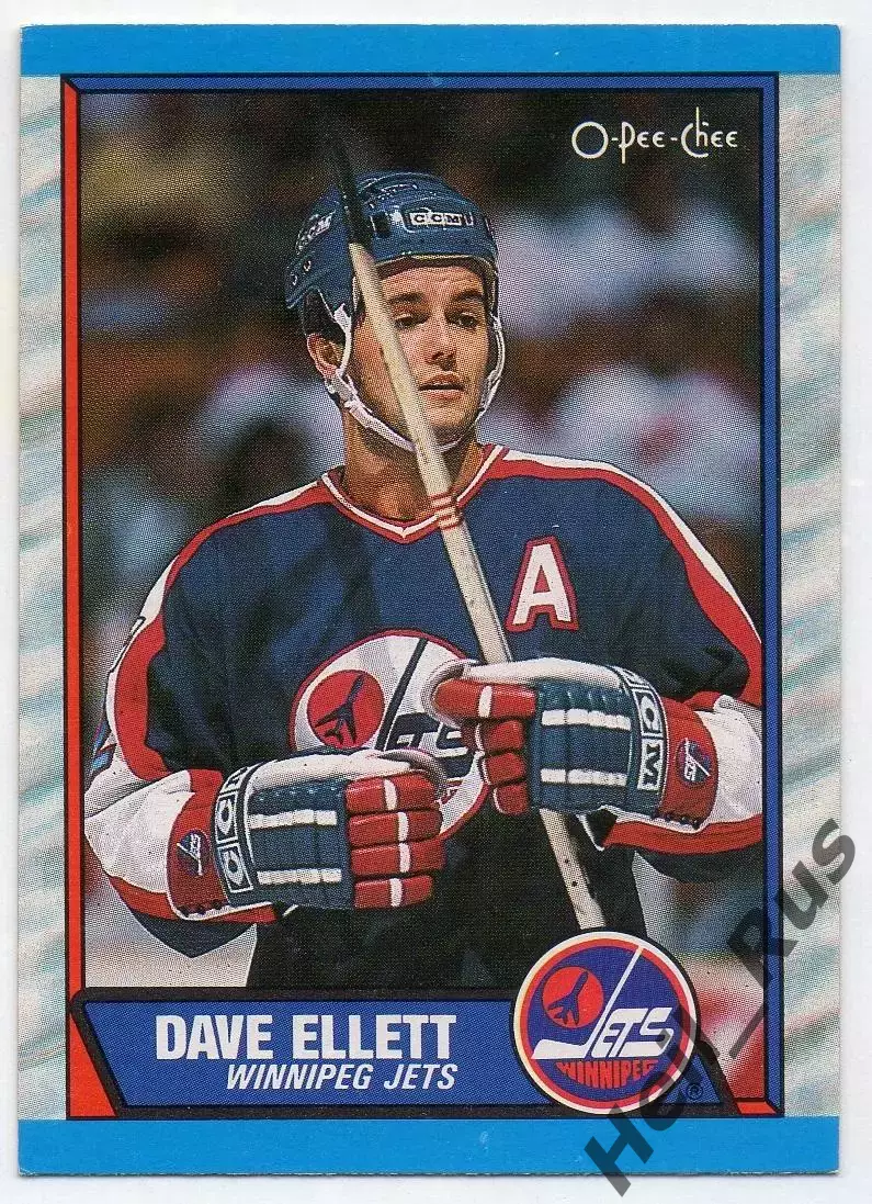 Хоккей Карточка Dave Ellett/Дэвид Эллетт (Winnipeg Jets/Виннипег Джетс) НХЛ/NHL