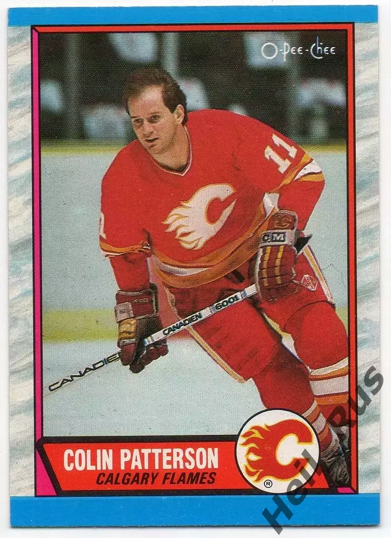 Хоккей. Карточка Colin Patterson/Колин Паттерсон Calgary Flames/Калгари НХЛ/NHL