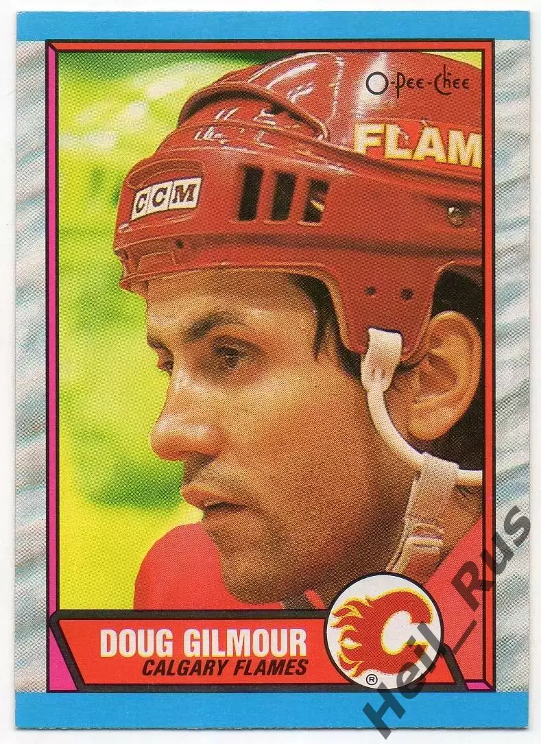 Хоккей Карточка Doug Gilmour/Дуг Гилмор (Calgary Flames/Калгари Флэймз) НХЛ/NHL
