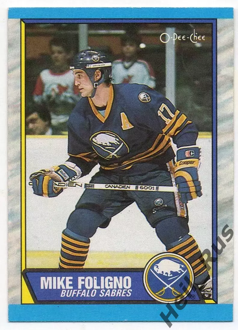 Хоккей Карточка Mike Foligno/Майк Фолиньо Buffalo Sabres/Баффало Сейбрз НХЛ/NHL