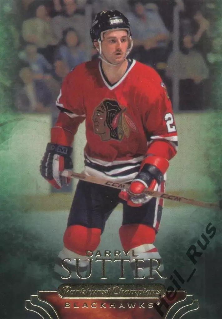 Хоккей. Карточка Darryl Sutter/Дэррил Саттер (Chicago Blackhawks/Чикаго) НХЛ/NHL