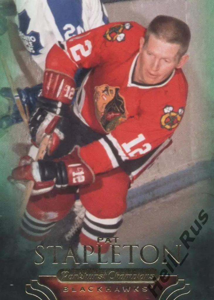Хоккей. Карточка Pat Stapleton/Пэт Стэплтон (Chicago Blackhawks/Чикаго) НХЛ/NHL