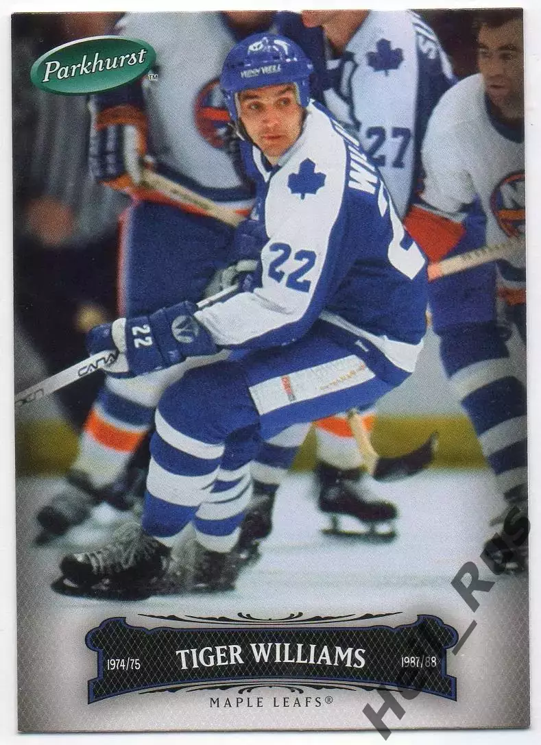 Карточка Tiger Williams/Тайгер Уильямс (Toronto Maple Leafs/Торонто) НХЛ/NHL