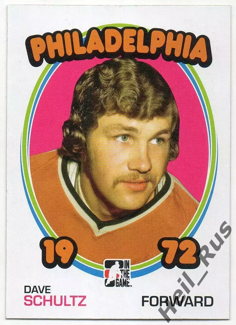 Карточка Dave Schultz/Дэйв Шульц Philadelphia Flyers/Филадельфия Флайерз НХЛ/NHL