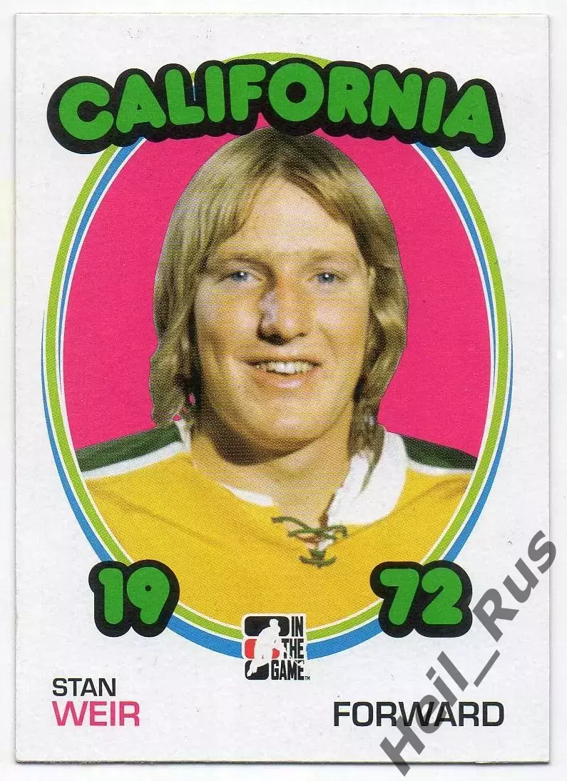 Хоккей. Карточка Stan Weir/Стэн Уир (California Golden Seals/Калифорния) НХЛ/NHL