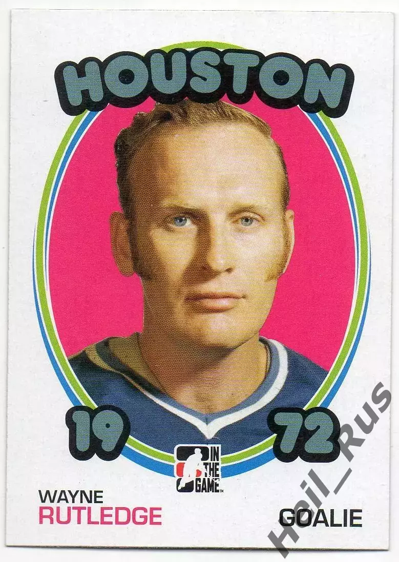 Карточка Wayne Rutledge/Уэйн Ратледж Houston Aeros/Хьюстон Аэрос WHA/ВХА NHL/НХЛ