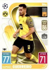 Карточка Рафаэл Геррейру Боруссия Дортмунд, Бавария Лига Чемпионов 2021/22 TOPPS