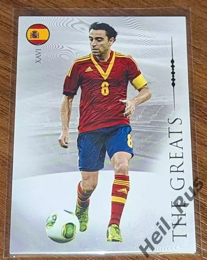 Футбол. Карточка The Greats Xavi/Хави Эрнандес (Испания, Барселона) Futera 2024