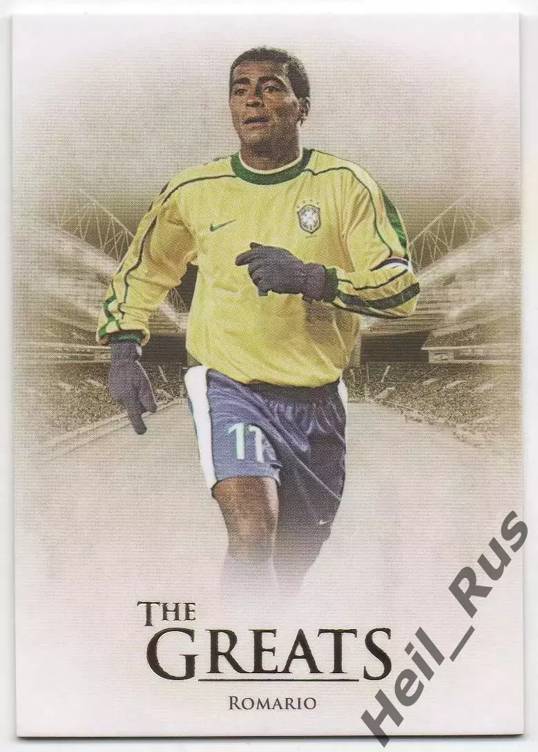 Футбол. Карточка Romario/Ромарио Бразилия, Барселона/Фламенго/Васко да Гама/ПСВ