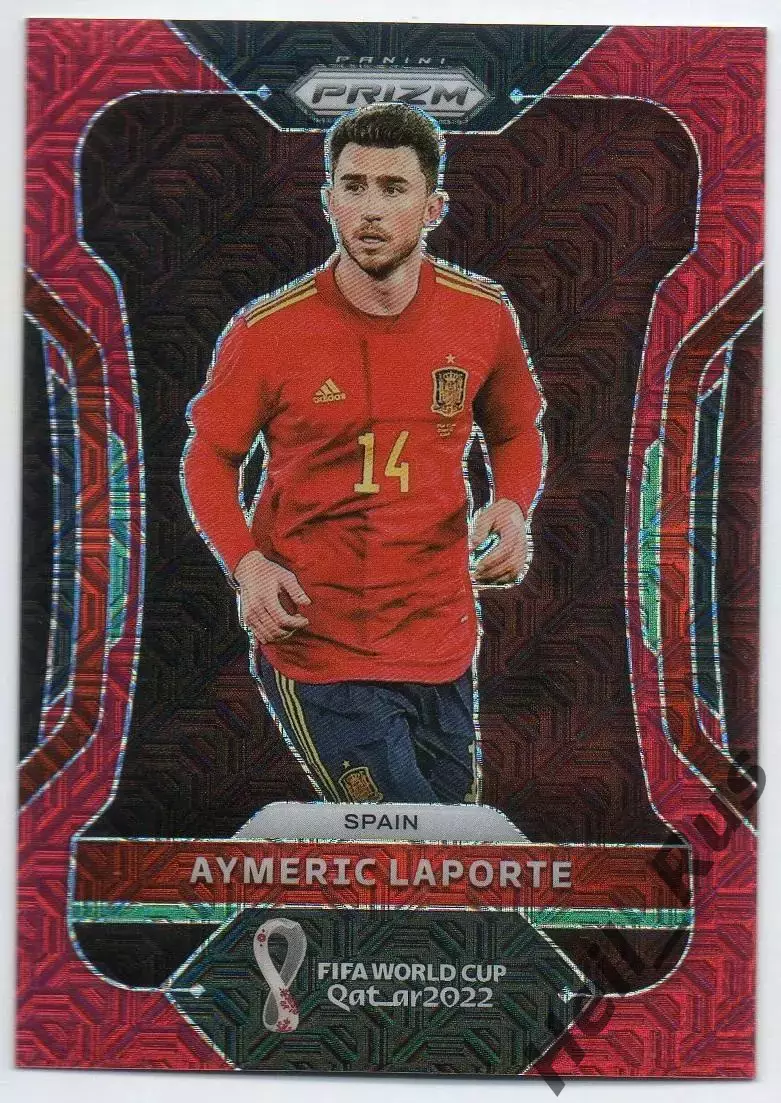 Футбол Карточка Эмерик Ляпорт Испания/Манчестер Сити/Атлетик Чемпионат Мира 2022