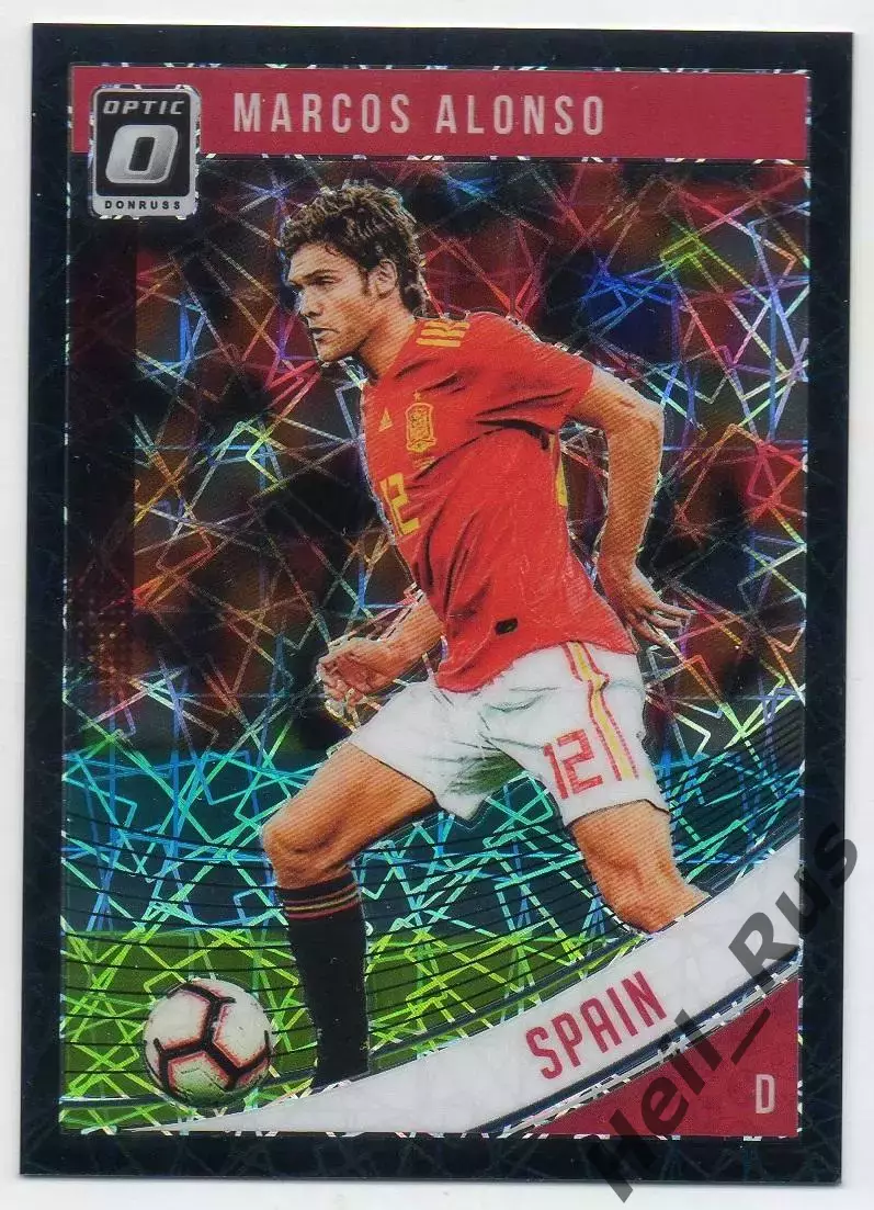 Футбол Карточка Маркос Алонсо (Испания/Челси/Фиорентина/Барселона/Сельта) Panini