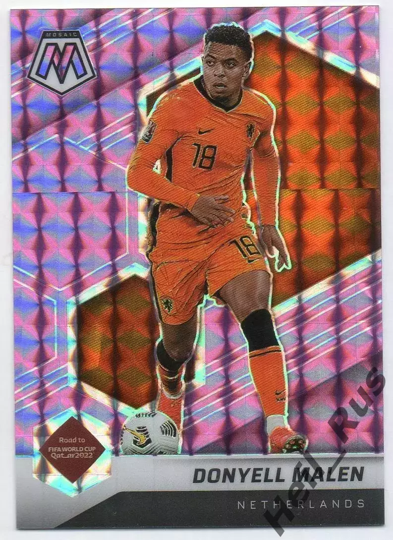 Футбол. Карточка Дониелл Мален (Нидерланды, ПСВ, Боруссия Дортмунд, Астон Вилла)