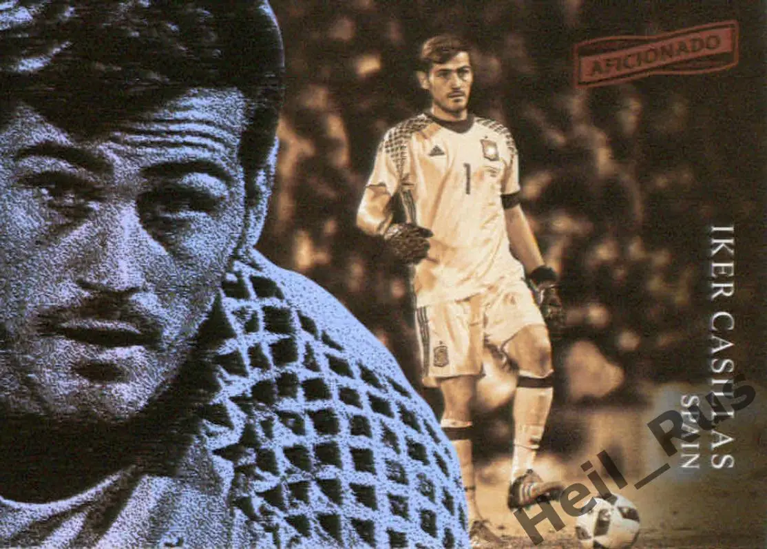 Футбол Карточка Iker Casillas/Икер Касильяс (Испания, Порту, Реал Мадрид) Panini