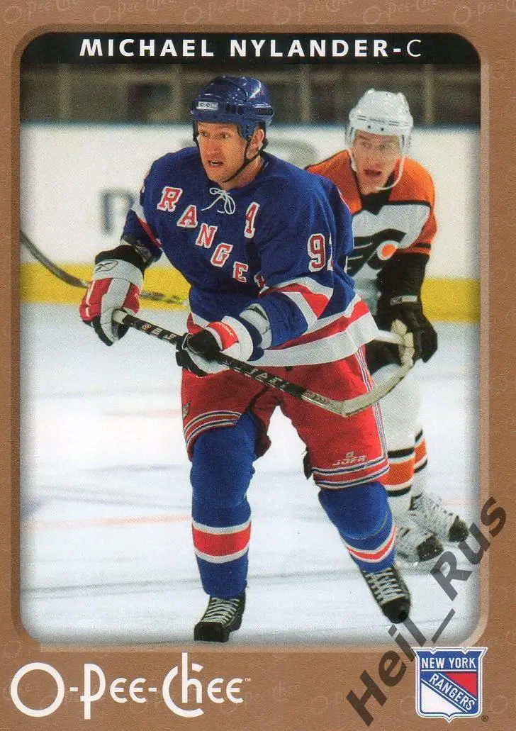 Хоккей Карточка Микаэль Нюландер New York Rangers/Нью-Йорк, СКА, Ак Барс НХЛ/NHL