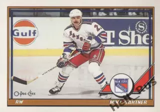 Карточка Mike Gartner/Майк Гартнер New York Rangers/Нью-Йорк Рейнджерс НХЛ/NHL