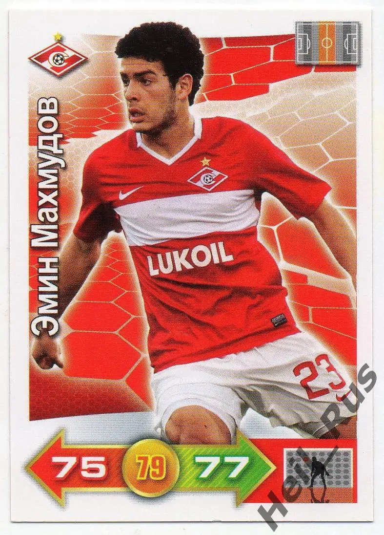 Карточка Эмин Махмудов Спартак Москва, Сатурн/Нефтчи/Крылья Советов Самара РФПЛ