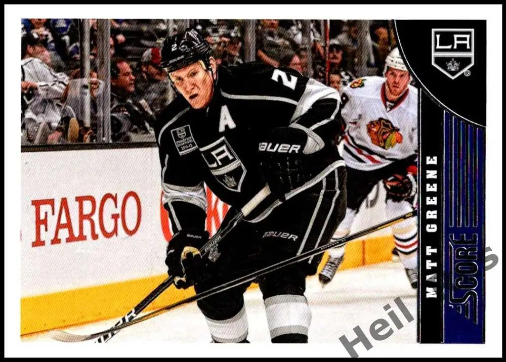 Карточка Matt Greene/Мэтт Грин (Los Angeles Kings/Лос-Анджелес Кингз) НХЛ/NHL
